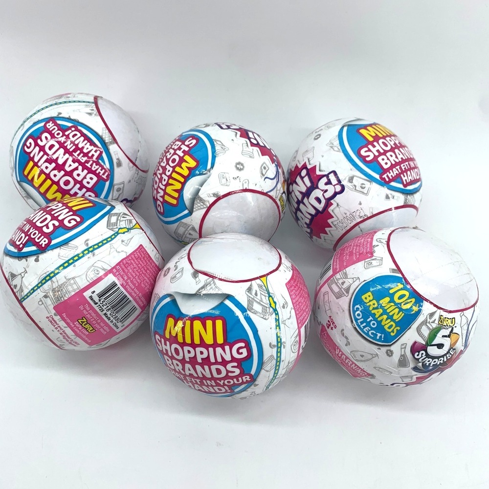 ZURU Mini Brands 5 Surprise Series 1 2018 - Lot of 6